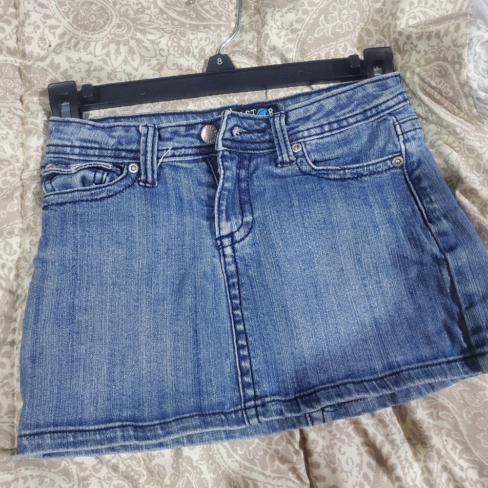 Girls Tractor brand denim skirt